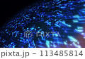Abstract, technology, big data transfer, dataset, blockchain, server, etc. image 113485814