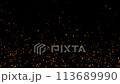 跳舞的火花材料4k循環 113689990