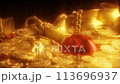 Large Red Jewel In Treasure Pile 113696937