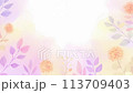 Gradient floral background Gradient floral background 113709403