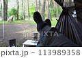 キャンプ場でのハンモック泊 113989358