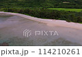 Aerial view of Nishihama Beach on Ishigaki Island 114210261