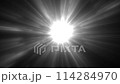 モノクロの放射背景　幻想的　スピード感 114284970