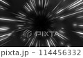 宇宙空間をワープするトランジション動画 グリーンバック 114456332