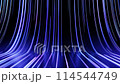 上昇するネオンの床と壁。近未来をイメージ。 114544749
