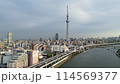 Sumida River drone aerial photography 114569377