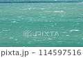 The sea in strong winds with audio 114597516