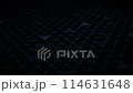 ダークで未来的な背景　ループ素材 114631648