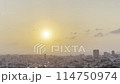 那覇首里の展望台から見た夕景 114750974