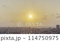 那覇首里の展望台から見た夕景 114750975