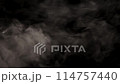 Steam on a black background Vertical video 3x slow motion blur 114757440