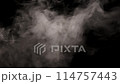Steam on a black background Vertical video Motion blur 114757443