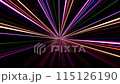 Abstract technology light beam animation background, concert/nightclub stage visual effects infinite loop (4K UHD CG rendering/shading animation) 115126190