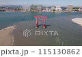 On May 4th, I took some aerial photos of the red torii gates of Bentenjima on Lake Hamana in Shizuoka Prefecture. 115130862