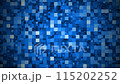 青のスクエア背景 115202252