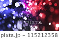 Colorful firecrackers lighting up the sky during Independence Day celebrations 115212358