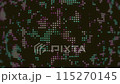 abstract digital pixel element y2k style motion graphic	 115270145