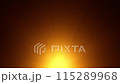 Warm glowing sunset animation sun event presentation 115289968