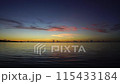 熱帶日落大海的顏色 115433184