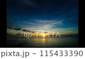 熱帶海洋與美麗的魔法時刻 115433390