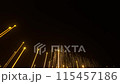A line of shining light rising like a fireworks display Digital art 115457186