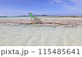 Beautiful ocean view and beach chairs 115485641