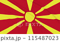 [Flags waving] Europe (Andorra, UK, Estonia, North Macedonia) 115487023