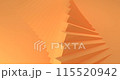 回転するキューブのループ素材 115520942