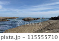 Seascape at Enoshima, a picturesque island located near the city of Kamakura 115555710