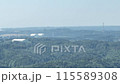 福島県双葉郡双葉町の山側から福島第一原発を空撮 115589308