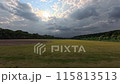 野球場で見上げる空 115813513