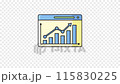 progress icon animation, business progress animated icon 115830225