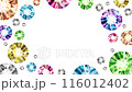 Diamond jewel CG illustration loop video 116012402