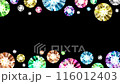 Diamond jewel CG illustration loop video 116012403