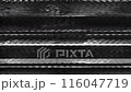 テレビ画面のノイズ、白黒のランダムパターン 116047719