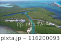 Drone view of Punta Nizuc  estuary in Cancun 116200093