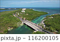 Drone view of Punta Nizuc  estuary in Cancun 116200105