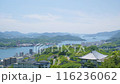 View of the cityscape of Onomichi from the observation deck at the top of Senkoji Temple, Onomichi, Hiroshima Prefecture 116236062