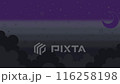 Night sky pixel animation 116258198