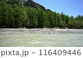 雨後上高地和梓川水位上升 116409446