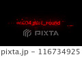 404 Not Found text with screen effects of technological glitches. Looped 116734925