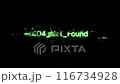 404 Not Found text with screen effects of technological glitches. Looped 116734928