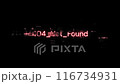 404 Not Found text with screen effects of technological glitches. Looped 116734931