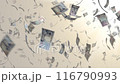 舞う新紙幣 116790993