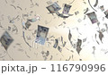 舞う新紙幣 116790996