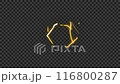 黄色　アニメ風　稲妻　ループ4秒 116800287