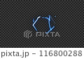 虹色　アニメ風　稲妻　ループ4秒 116800288