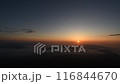 富士山　御来光　タイムラプス　雲海 116844670