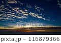 日の出のタイムラプス 116879366