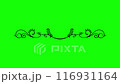 Decorative design with plant motifs 4K animation (green screen for chromakey compositing) 116931164